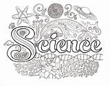 Science Coloring Pages Lab Binder Printable Cover Chemistry Week Middle Kids Astronomy Sheets Color Days Notebook School Schoolers Psychology Students sketch template