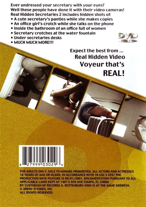 Real Hidden Secretaries 2 V9 Video Adult Dvd Empire