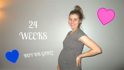 Gender Reveal 24 Week Pregnancy Update Youtube
