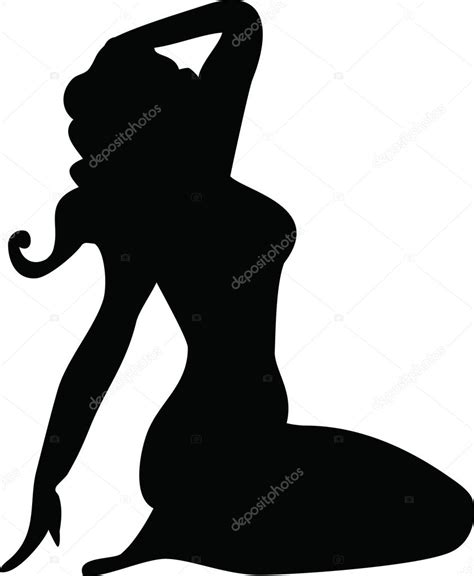 Sexy Woman Silhouette — Stock Vector © Prawny 64296739