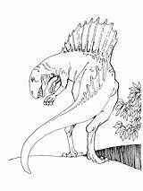 Jurassic Coloring Pages Dino sketch template