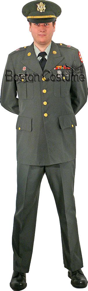 u s army officer green class a uniform at boston costume