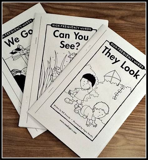 printable books  kindergarten sight words