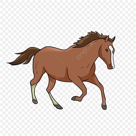 gambar kuda berlari digambar tangan kuda clipart satwa lukisan tangan png transparan clipart