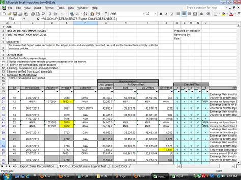 audit working paper template