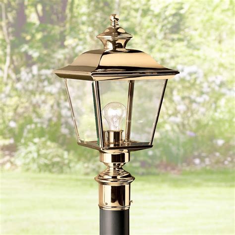 kichler solid brass  high outdoor post light  lamps