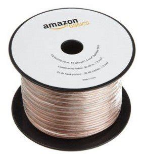 buy amazonbasics  gauge speaker wire  feet    prices  india amazonin
