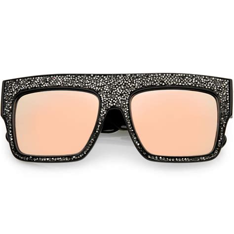 Fashion Slim Rectangular Wrap Around Dark Lens Sunglasses Sunglass La