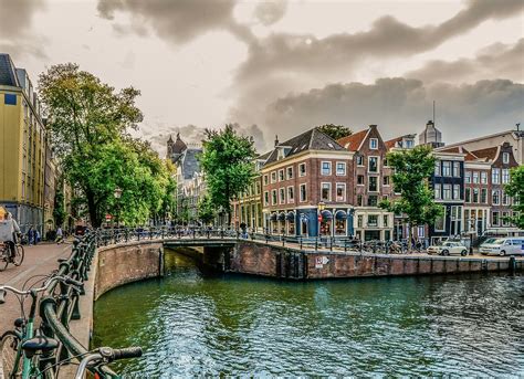 netherlands amsterdam holland canal river netherlands amsterdam holland canal river