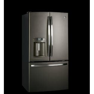 ge appliances gfehmees  cu ft french door refrigerator slate
