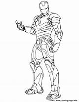 Iron Man Coloring Cool Pages Printable Color Print sketch template