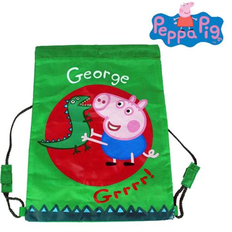 official peppa pig george grrr dinosaur swim sports bag wholesale