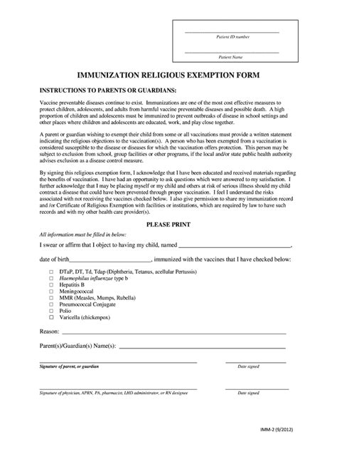 sample letter  religious exemption  vaccines genfess