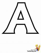 Letter Alphabet Printable Letters Colouring Coloring Printables Yescoloring Pages Standard sketch template