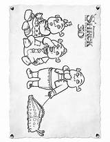 Shrek Coloring Pages Babies Ogre Para Colorear Dibujo Color Print Hellokids Clipart Los Library sketch template