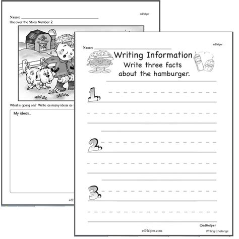 grade  english writing worksheets  worksheets  kids