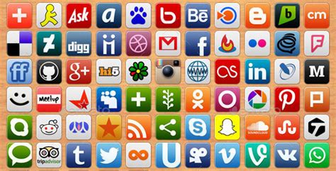 18 free social media icon sets and icon fonts for web and app design