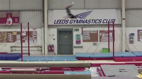 watch this gymnast nail a massive backflip to set the world record