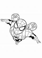 Coloring Pages Amazing Spider Man Spiderman Getdrawings sketch template
