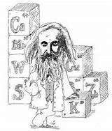 Mendeleev Dmitri Periodic Table Timetoast sketch template