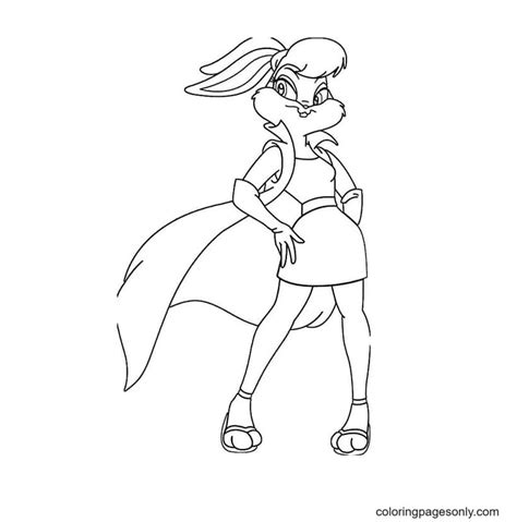 lola bunny coloring pages  printable coloring pages