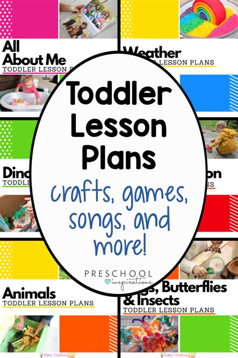 toddler lesson plans  themes preschool inspirations