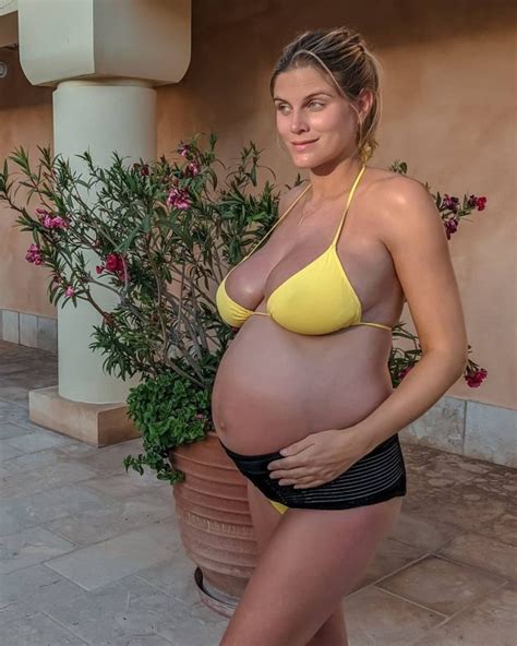 ashley james poses in a sexy bikini while pregnant 16 photos the