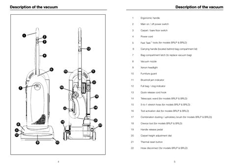 description   vacuum riccar brilliance brls user manual page