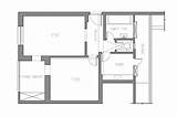 Floor Bachelor Plans Pad Apartment Small Plan Modern Renovation Before Tel Aviv Compact sketch template