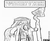 Vitruvius Karakter Kleurplaten Personaje Colorear sketch template