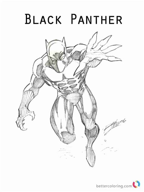 superhero avengers coloring superhero black panther coloring