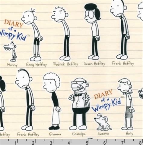 diary   wimpy kid characters natural  wimpy kid  etsy