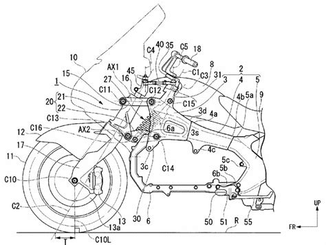 motorcycle news  gold wing  upgrades   horizon patent documents
