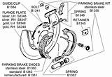 Brake Parking Diagram Assembly Corvette System Part Components sketch template