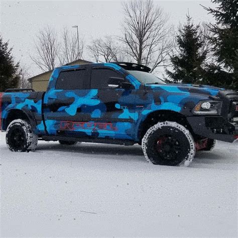 blue camo wrap camo truck camo wraps country trucks