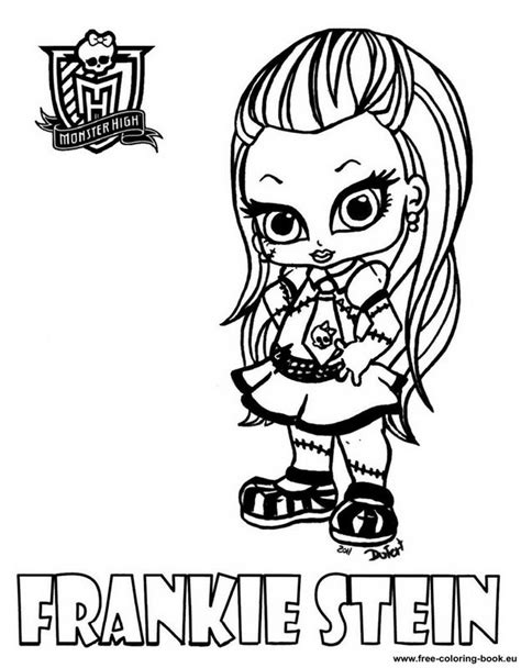 coloring pages monster high page  printable coloring pages