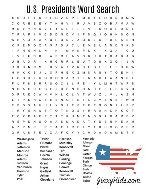 presidents day word search  printables letter words unleashed