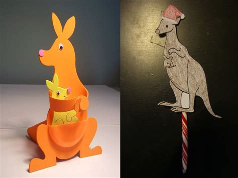 kangaroo craft ideas  toddlers  preschoolers