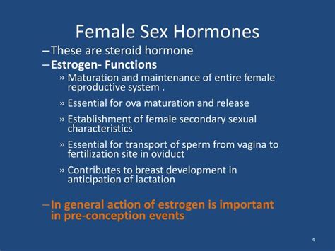 Ppt Female R Eproductive Physiology And Menstrual Cycle