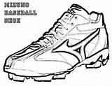 Coloring Pages Cleats Shoe Basketball Football Cleat Drawing Baseball Softball Printable Template Color Print Running Shoes Boys Getdrawings Robin Autobot sketch template