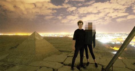 egyptian authorities investigate a forbidden great pyramid sex photo