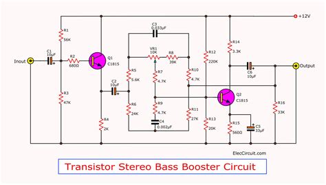 treble booster circuit diagram