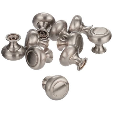 chapter satin nickel finish knobs  pack walmartcom walmartcom