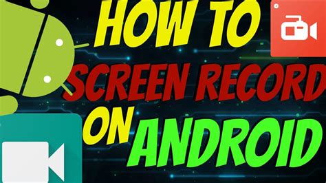 record  screen  android az screen recorder tutorial youtube