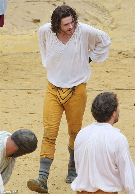 Richard Madden Rips Trousers On The Set Of Medici Masters