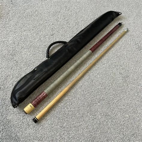 huebler pool cue  leather carrying case   picclick