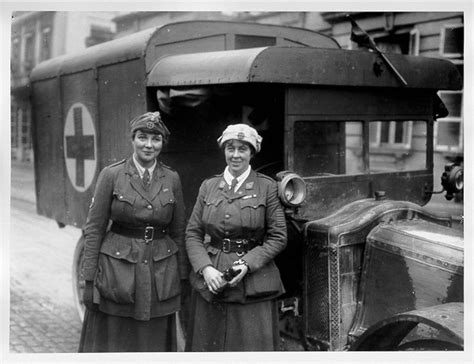 women ambulance drivers  world war poetry digital archive