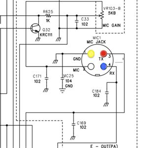 cb mic schematic wiring diagram