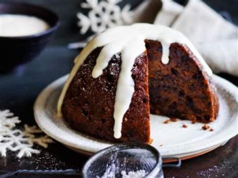 Quinoa Christmas Pudding With Custard By Louise Fulton Keats A
