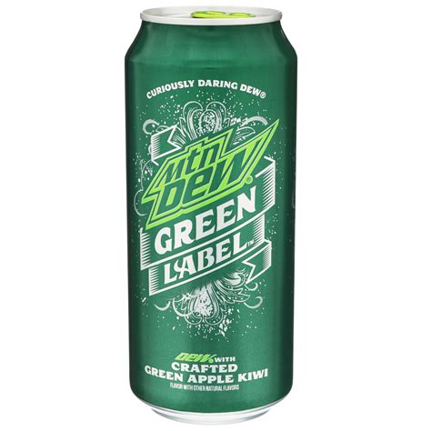 mountain dew green label green apple kiwi soda shop soda